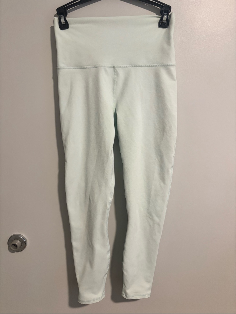 Fabletics High-Rise Leggings in Light Blue